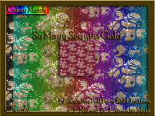 So Many Sequins Gold Seamless Texture Set