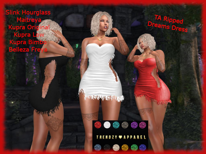 TA Ripped Dreams Dress Demo
