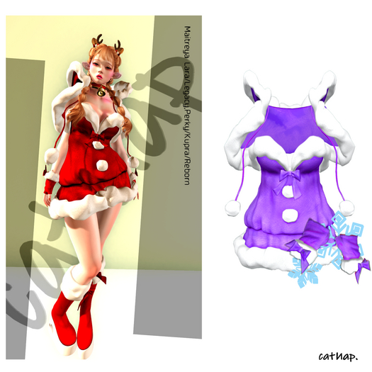 *catNap.*X'mas drees /Purple