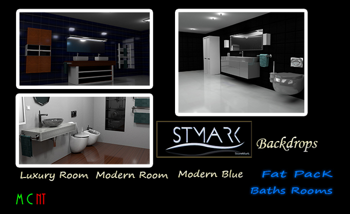 Fat Pack Backdrop - Bath Room - STMARK