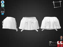 Dae Obj FBX For Mini Pleated Skirt With Down Suspenders Maitreya, Slink (Physique,Hourglass), Belleza