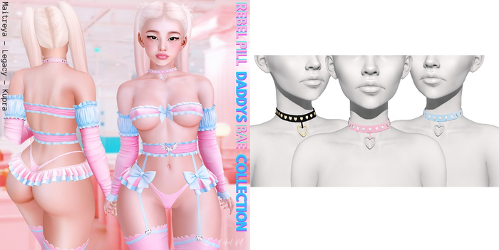Rebelpill - Daddys Bae Collection Chocker FATPACK