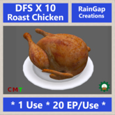 DFS ROAST CHICKEN X 10