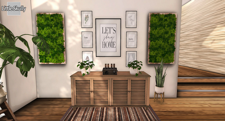 Second Life Marketplace - [LS] GREEN LIVING ROOM SET BENTO PG