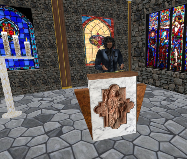 Church Sermon Podium