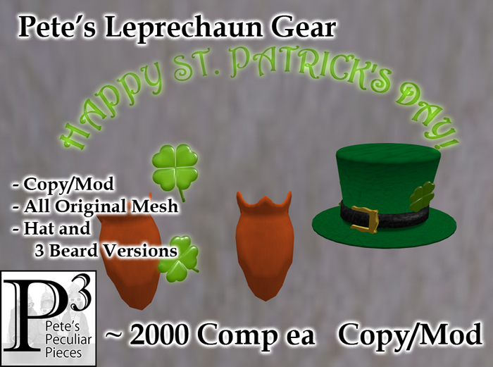 [P3] - Pete's Leprechaun Gear