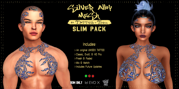 T+T Silver Alloy Mesh AviArt DEMO SlimPack