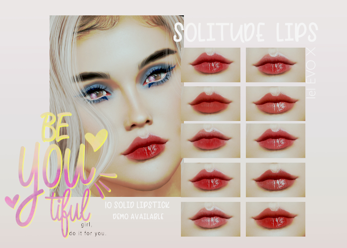 beYOUtiful. Solitude Lipstick (Lel EvoX)