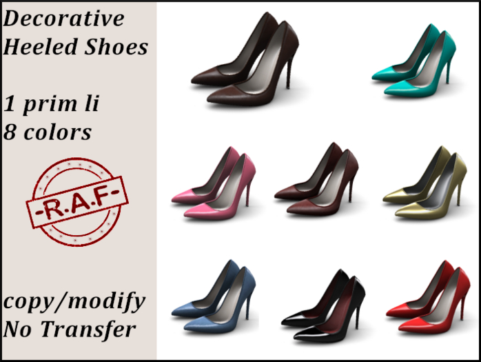 Decorative Shoes -RAF-