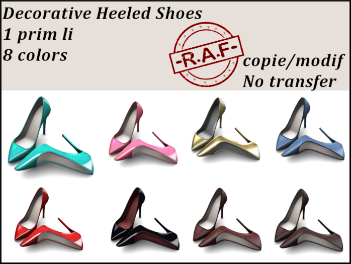 Decorative Shoes (1) -RAF-