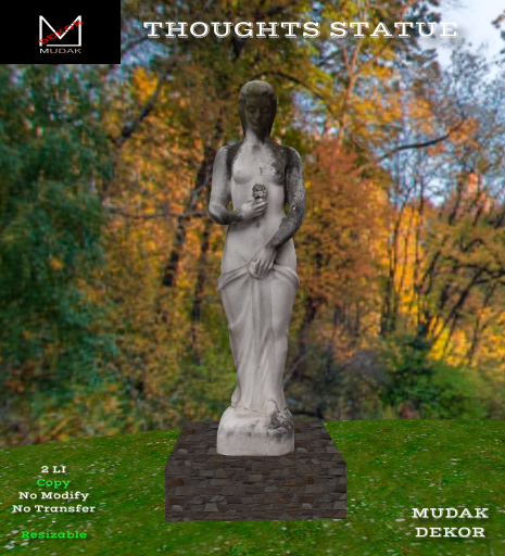 MUDAK DEKOR - THOUGHTS STATUE RZ
