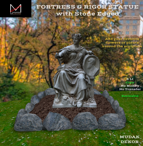MUDAK DEKOR - FORTRESS AND RIGOR STATUE RZ