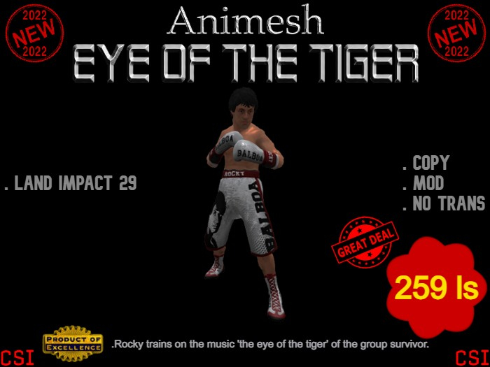 AniMesh Eye Of The Tiger (box)