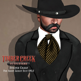 [Timber Creek] Shirt & Cravat-Bronze Stripe
