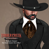 [Timber Creek] Shirt & Cravat-Bronze Paisley