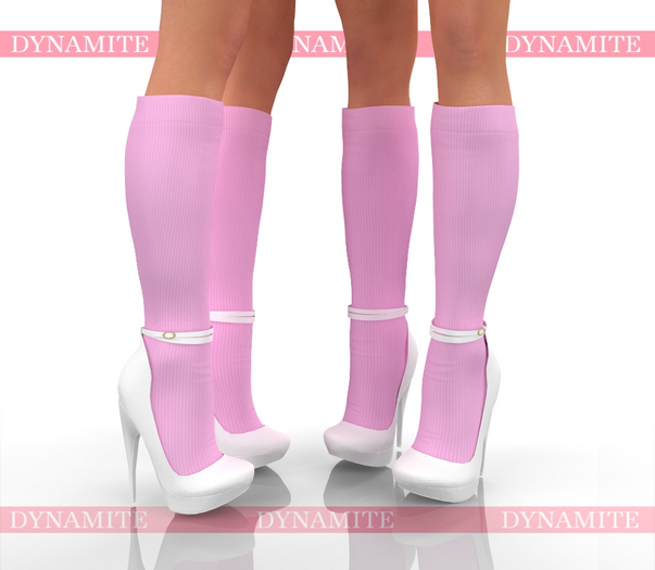 Pink Heels Socks