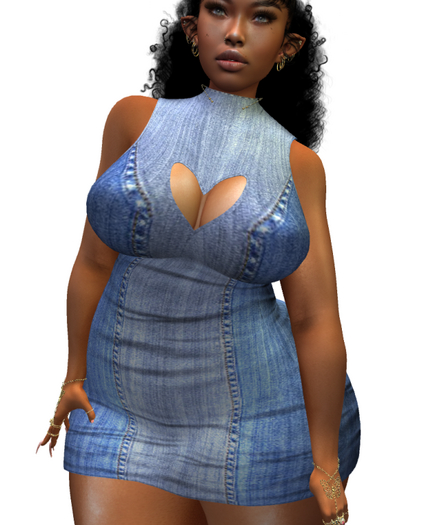 JEAN DRESS MINI LITE