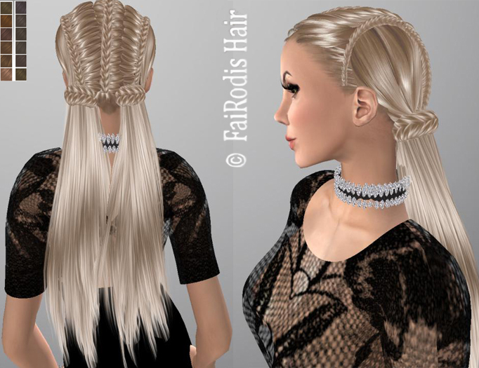 FaiRodis Irene hair Light shaten+decor  PACK