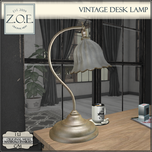 Z.O.E. Vintage Desk Lamp 