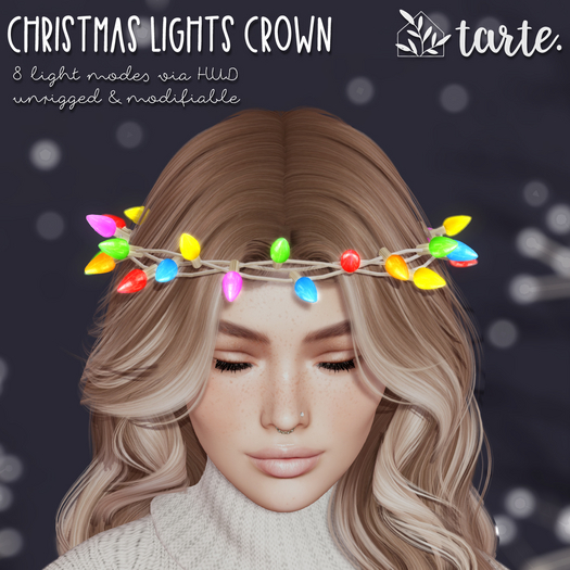 tarte. christmas lights crown (multicolor)
