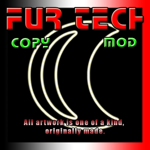 [Fur Tech] Moon Neon Art