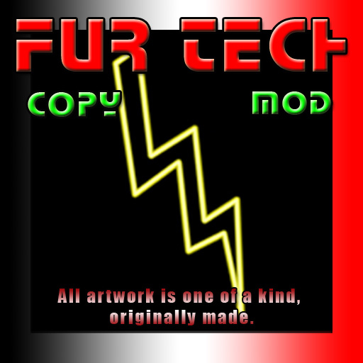 [Fur Tech] Lightning Neon Art