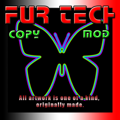 [Fur Tech] Butterfly Neon Art