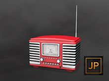Second Spaces - Live Loud - vintage radio red