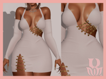 Rosary. Keria . Dress Cream