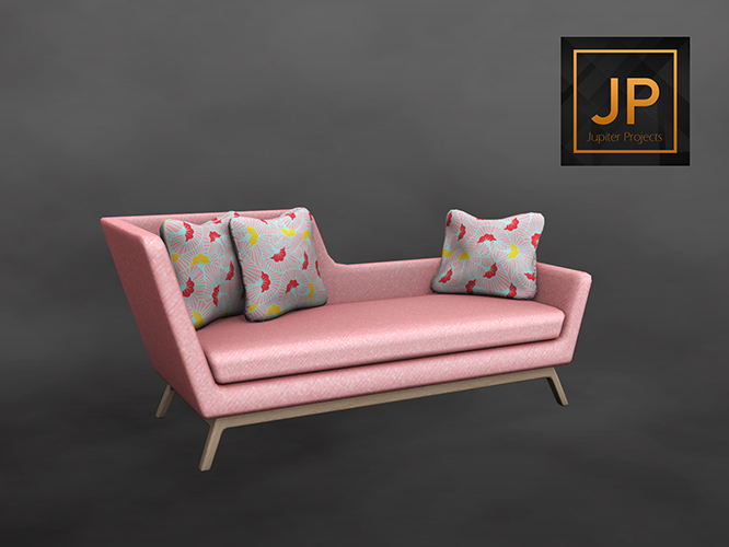 Second Spaces - Live Loud - sofa pink