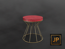 Second Spaces - Live Loud - side table red