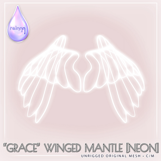rainnn - Grace Winged Mantle [Neon]