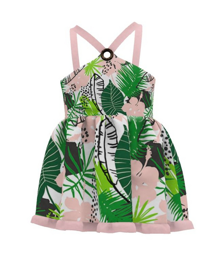 @BB@ Tropical Dress - Powder