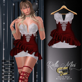 Son!a-Edge Rella Mini dress White-Red