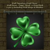 Wall Tapestry 4 Leaf Clover