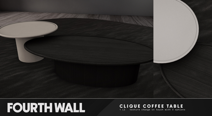 [FOURTH WALL] Clique Coffee Table