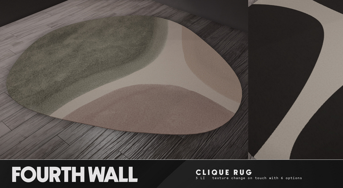 [FOURTH WALL] Clique Rug