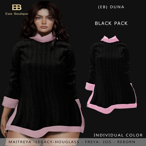 {EB} DUNA BLACK/ PINK