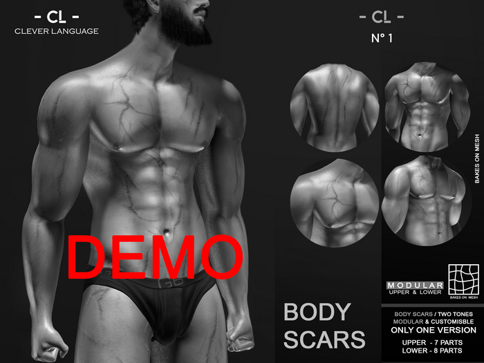 DEMO -[CL]- Body Scars (BOM) - No 1