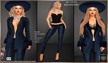 SAS - Lilo Blue Pinstripe Outfit (MB & BoM)