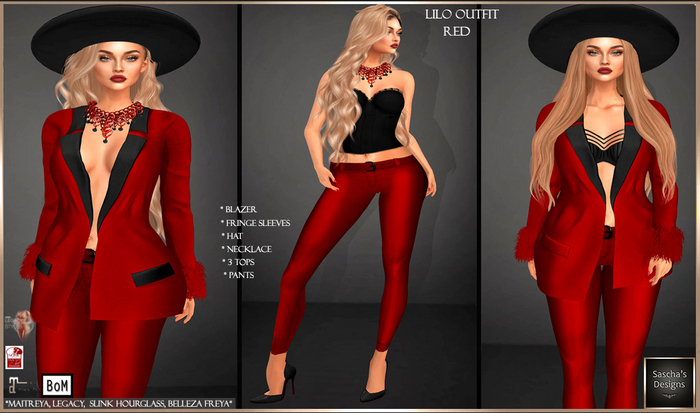 SAS - Lilo Red Outfit (MB & BoM)