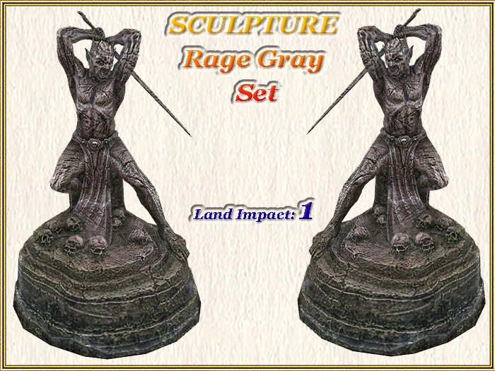 SCULPTURE - Rage Gray Set (1 LI) (Full perm)