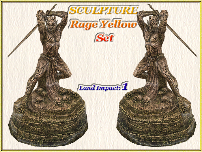 SCULPTURE - Rage Yellow Set (1 LI) (Full perm)