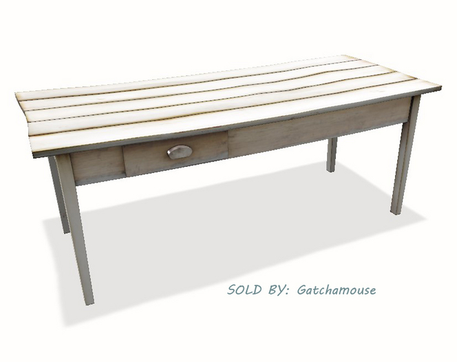 *ionic* Rustic table {white}