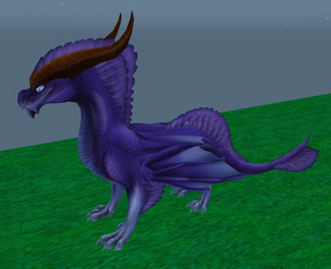 Mystical Creatures Dragons : Zaetus 4T Without Horn