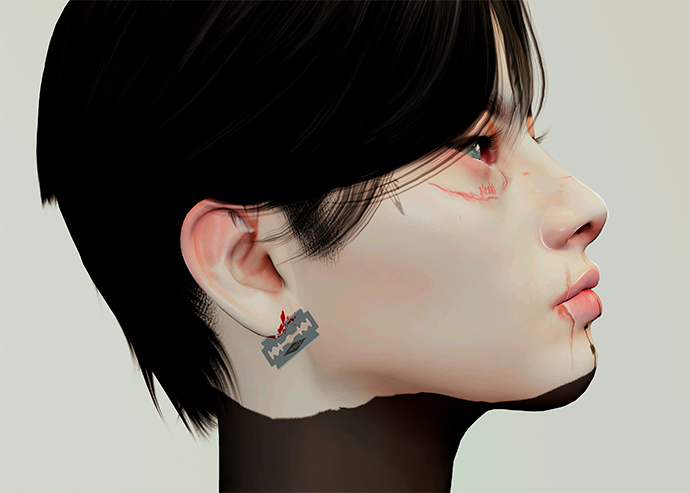 Second Life Marketplace - [EL]Razor_blade_BOM Evo + Evo x