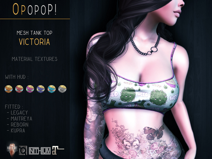 OPOPOP ! Mesh Tank Top VICTORIA V#3