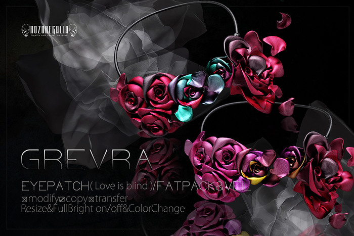 ROZOREGALIA_GREVRA*EYEPATCH(Love is blind)/Fatpack