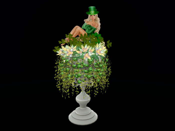 MC Saint Patrick's Lady Luck Planter