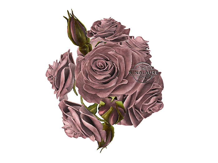 *LODE* Head Accessory - Rose Vintage Single [suede]